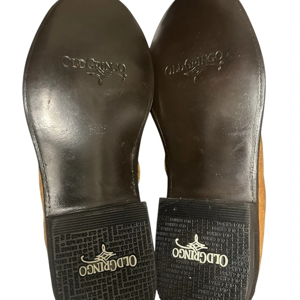 Old Gringo Tan Leather Ankle Boots size 12 new without tags, no box